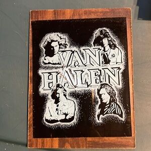 🎸🎤 Vintage Van Halen Carnival Mirror 🎤🎸